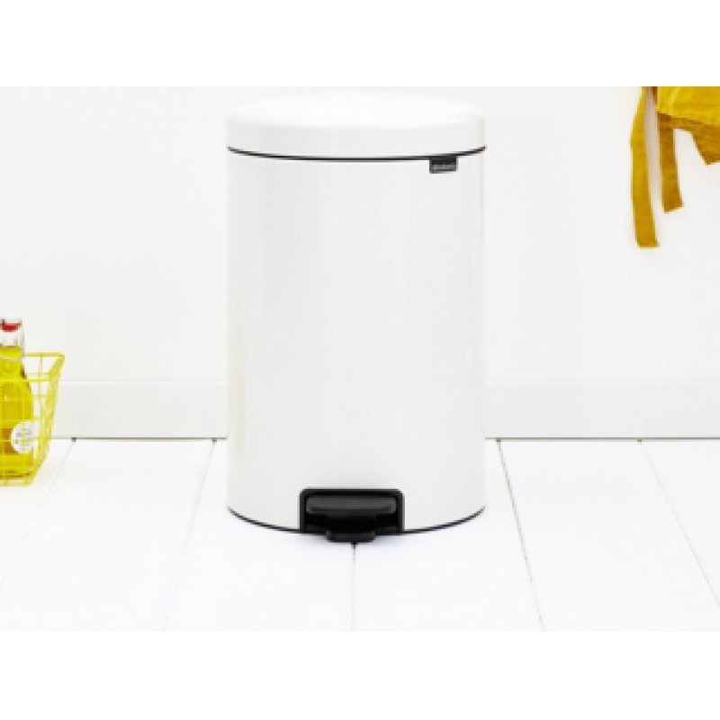 Brabantia 111846 poubelle 20 L Rond Blanc