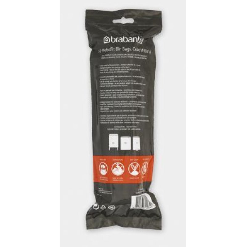 Brabantia 126901 sac poubelle 60 L Blanc 10 pièce(s)