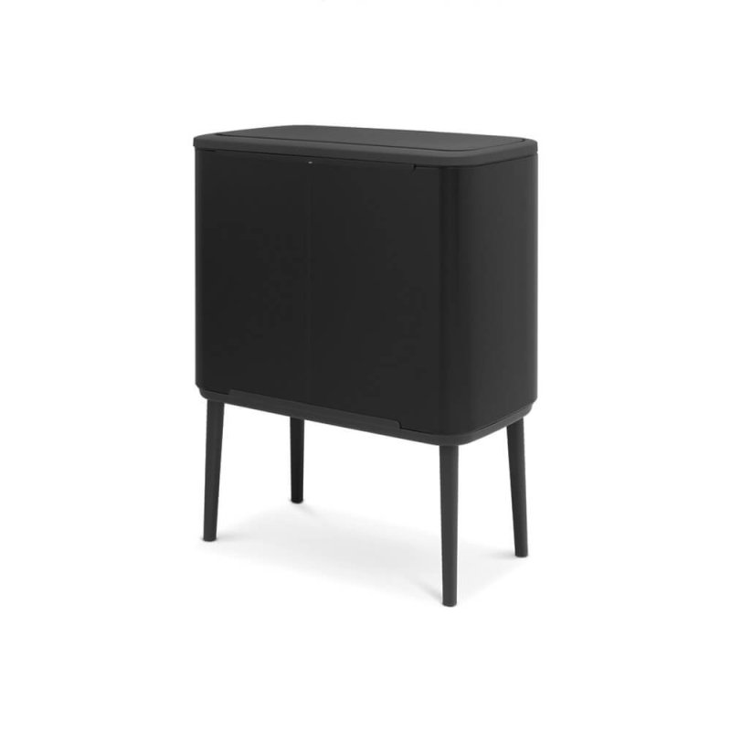 Mlleimer Bo Touch Bin schwarz matt, 3 x 11 L
