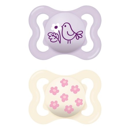 Mam Supreme Pacifier 26 Months Silicone Pink 2 Units