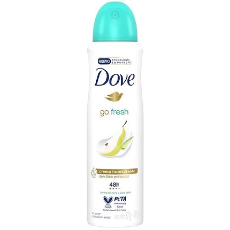 Dove Antiperspirant Deodorant 150ml Go Fresh Pear Aloe Vera