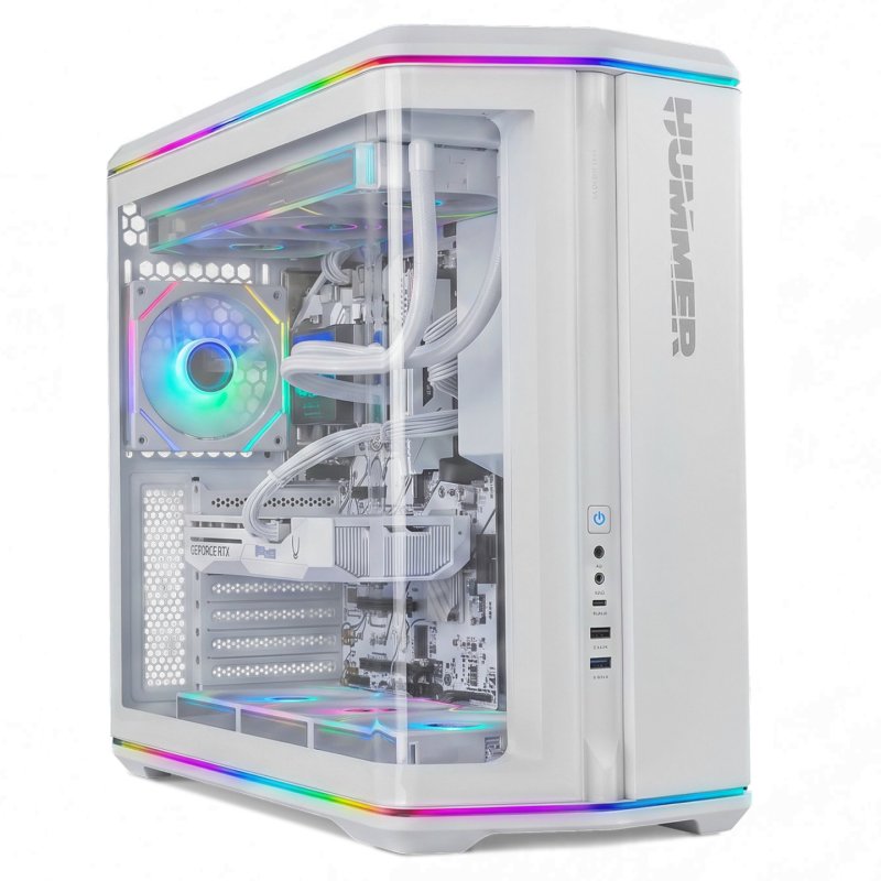 NOX Hummer ANVIL Midi Tower White