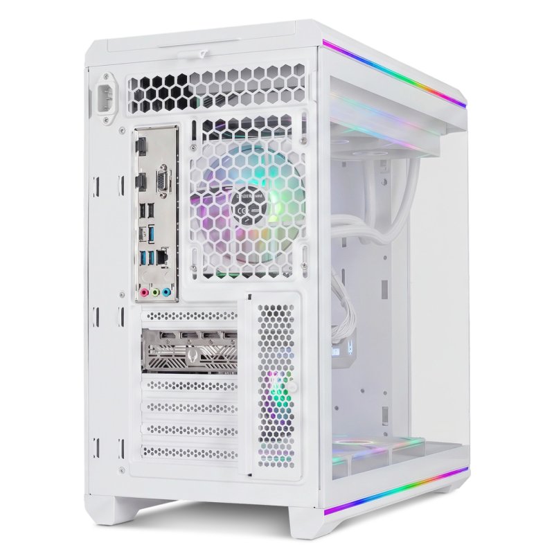 NOX Hummer Semitorre ATX cristal curvo ARGB Blnc