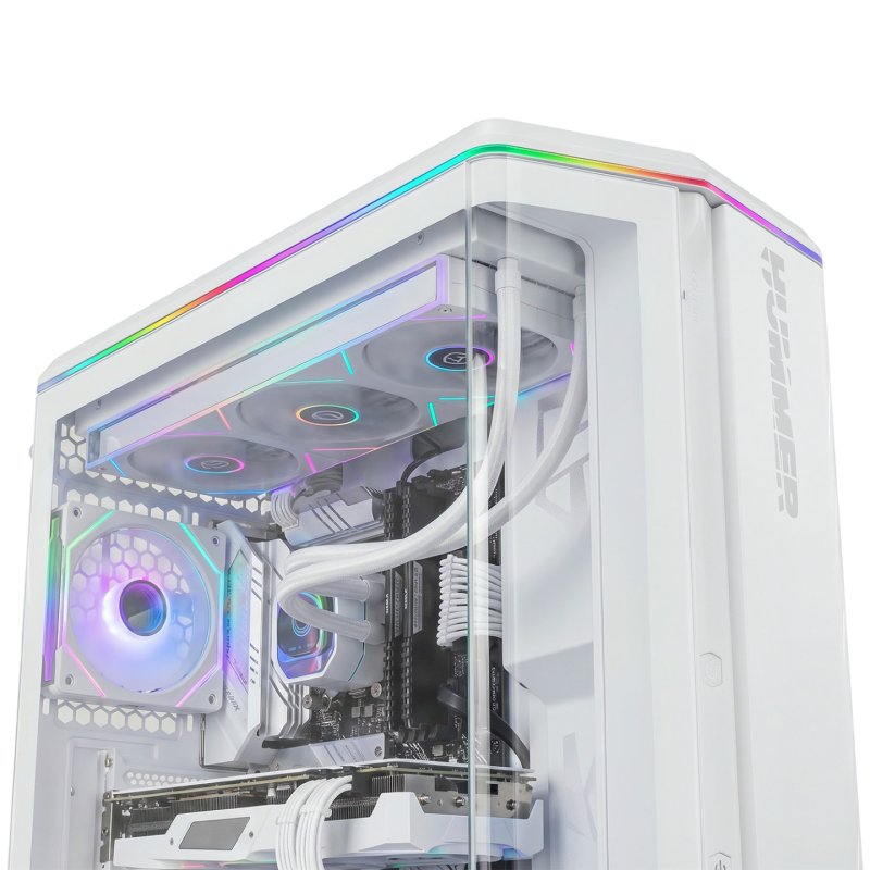NOX Hummer ANVIL Midi Tower Blanc
