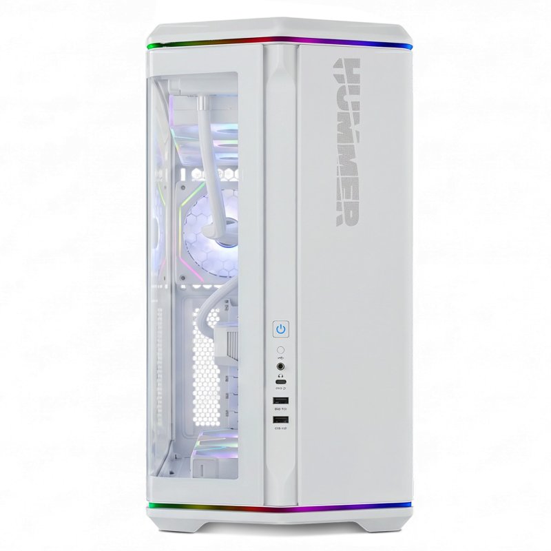 NOX Hummer ANVIL Midi Tower Blanc