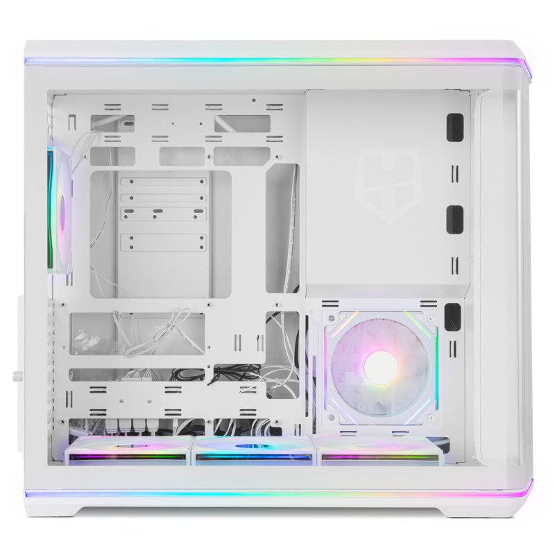 NOX Hummer Semitorre ATX cristal curvo ARGB Blnc