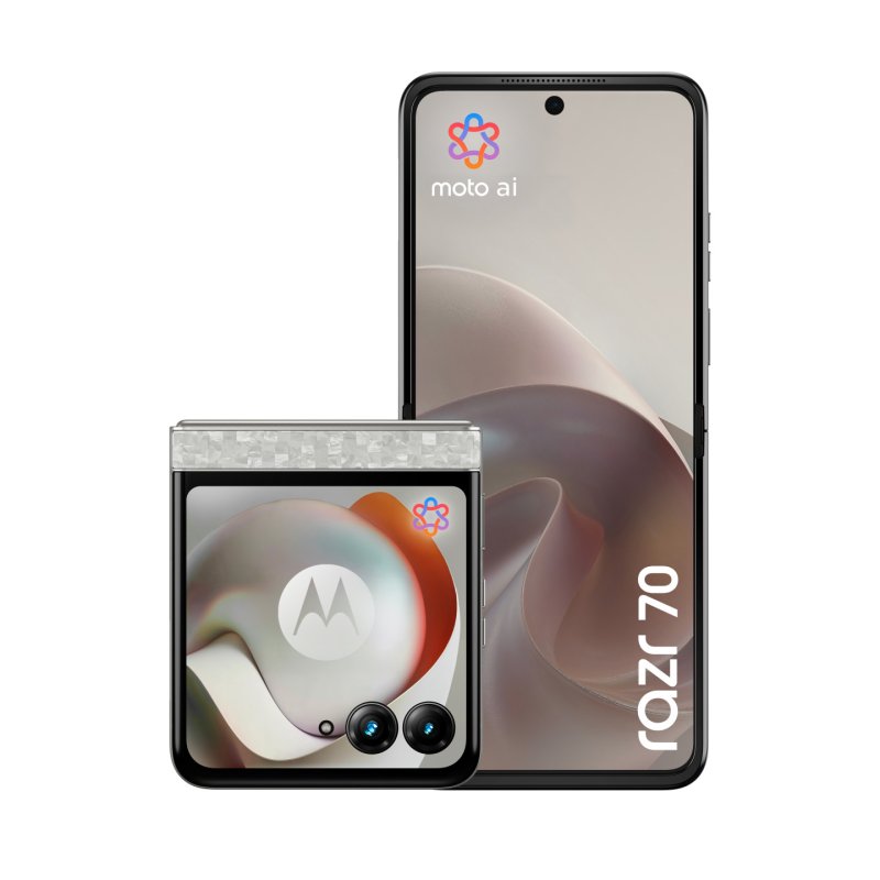 Motorola razr 70 17.5 cm (6.9") Dual SIM Android 16.0 5G USB Type-C 8 GB 256 GB 4800 mAh White