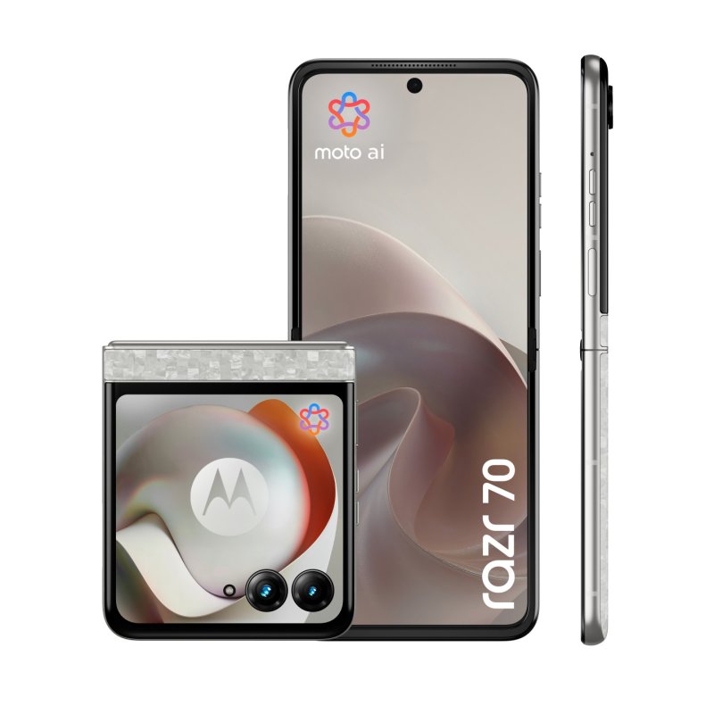 Motorola razr 70 17,5 cm (6.9") Double SIM Android 16.0 5G USB Type-C 8 Go 256 Go 4800 mAh Blanc