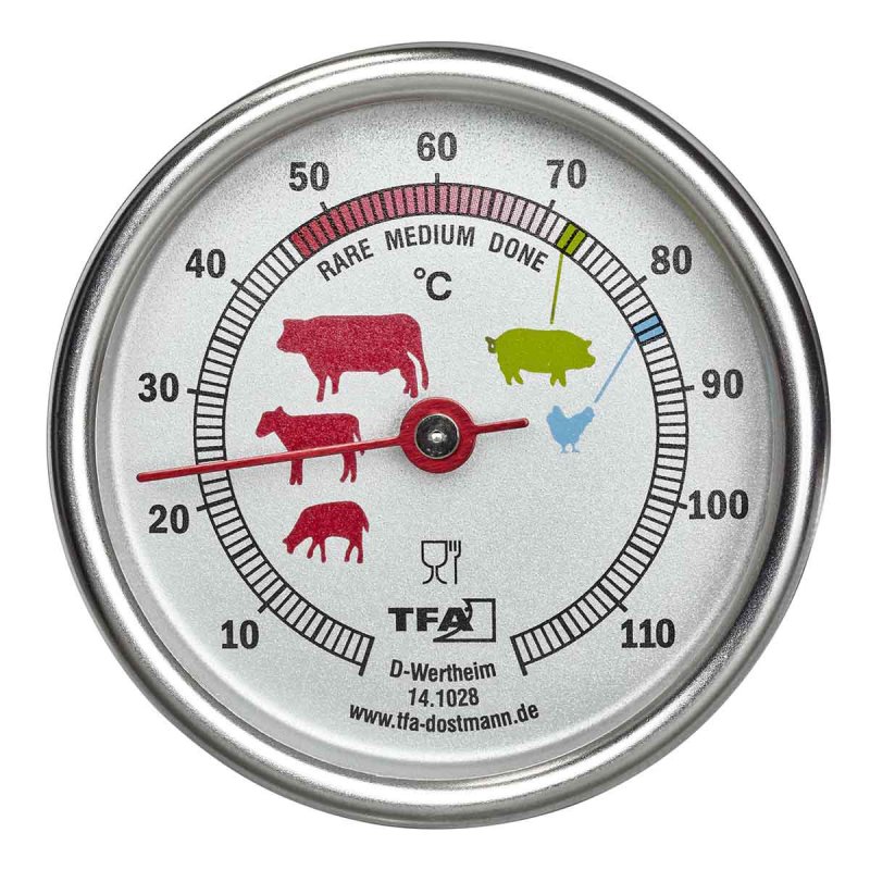 14.1028 Bratenthermometer edelstahl