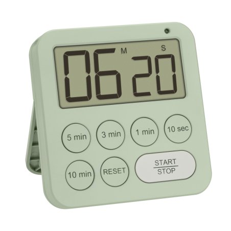 TFA-Dostmann 38.2056.04 minuteur électrique Vert Programmateur journalier