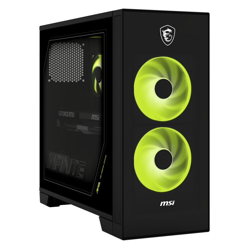 MSI Infinite S AI 2NVM5-006AT Desktop PC Intel Core Ultra 5 225F, 16GB DDR5 RAM, 1TB M.2 SSD, GeForce RTX 5060 Ti,