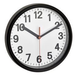 TFA-Dostmann 60.3538.01 Horloge murale et de table Rond Noir, Blanc