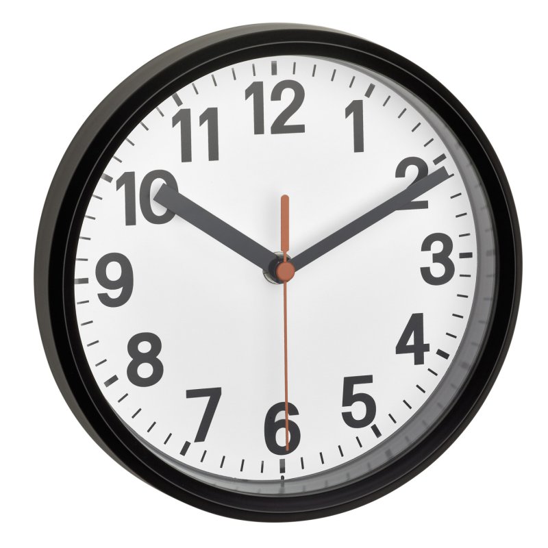 TFA-Dostmann 60.3538.01 wall/table clock Round Black, White