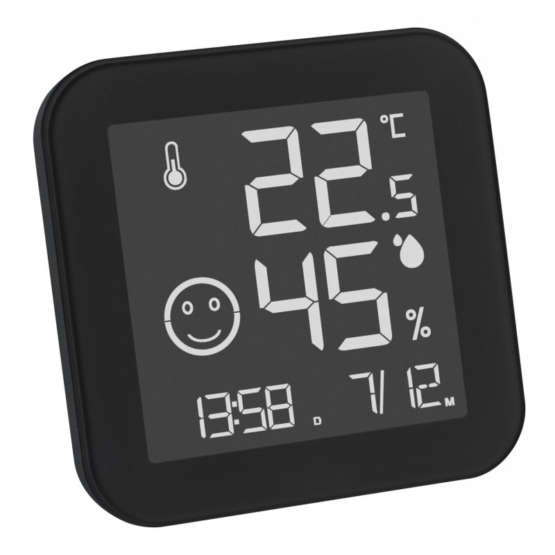 TFA-Dostmann 30.5054.01 environment thermometer Electronic environment thermometer Indoor Black, White