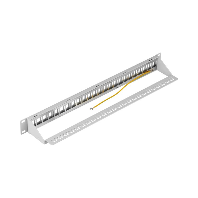 EFB V2 Verteilerfeld 19 1HE 24-Port grau RAL7035