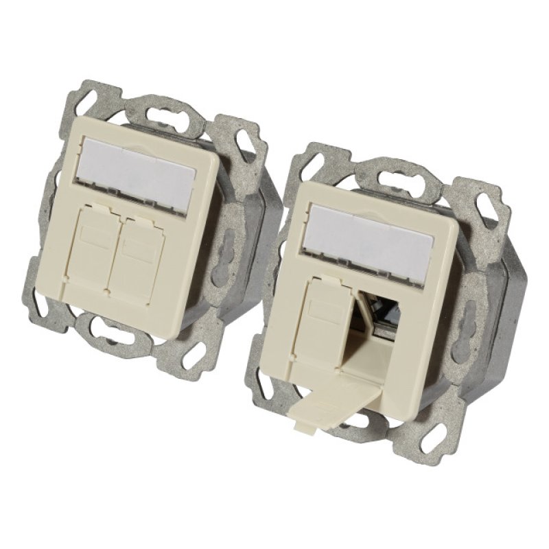 EFB Elektronik ET-25130.1V1 socket-outlet 2 x RJ-45 White