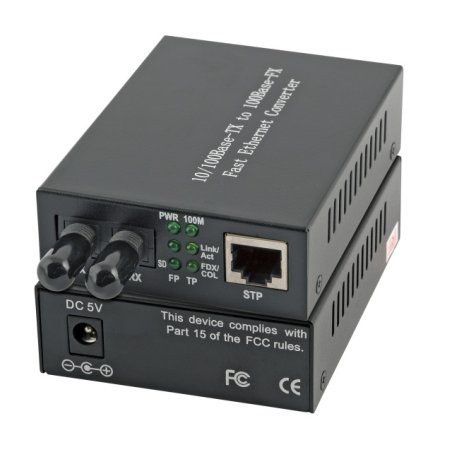 Media Konverter RJ45-STP/ST, 1310nm/2km, Fast Ethernet
