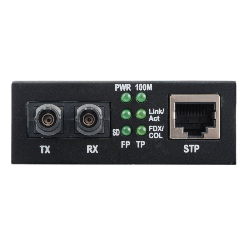 EFB Elektronik EL022V2 convertisseur de support réseau 100 Mbit/s 1310 nm Multimode Noir