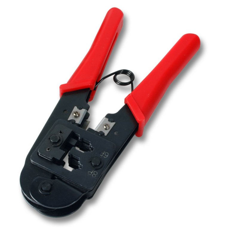 EFB Crimpzange für Modularstecker RJ45, RJ12, RJ11