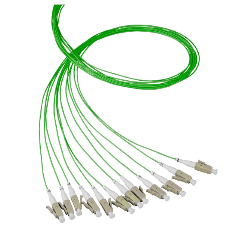 EFB Faserpigtail LC 50/125 OM4, violett, 2m