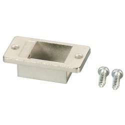 EFB Keystone Einbaurahmen 1-Port,Zinkdruckguss,metallfarben