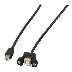 EFB Elektronik K5293SW.0,5V2 USB cable USB 2.0 0.5 m USB B 0.48 Gbit/s Black