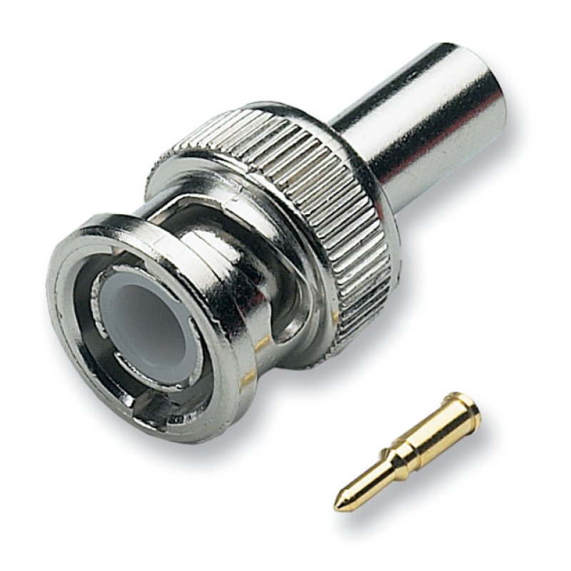 EFB BNC-Crimpstecker gerade RG179B/U 75 Ohm