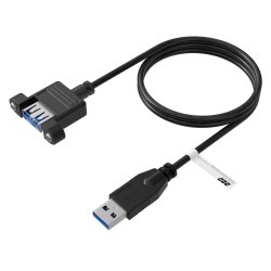 EFB Elektronik K5265SW.0,5V2 USB cable USB 3.2 Gen 1 (3.1 Gen 1) 0.5 m USB A 5 Gbit/s Black