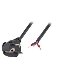 EFB Netzleitung Schutzkontakt 90 - Open End AE 3 m, 3 x 1,00 mm