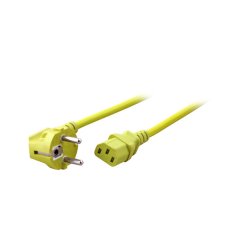 EFB Elektronik EK588GE.3V2 power cable Yellow 3 m Power plug type F C13 coupler