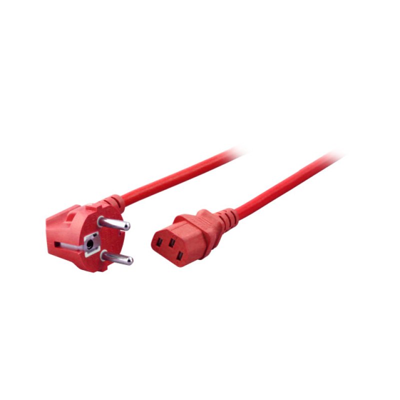 EFB Elektronik EK588RT.3V2 câble électrique Rouge 3 m Prise d'alimentation type F Coupleur C13