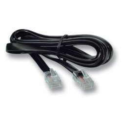 EFB Elektronik K2402SW.1 câble de téléphone 1 m Noir