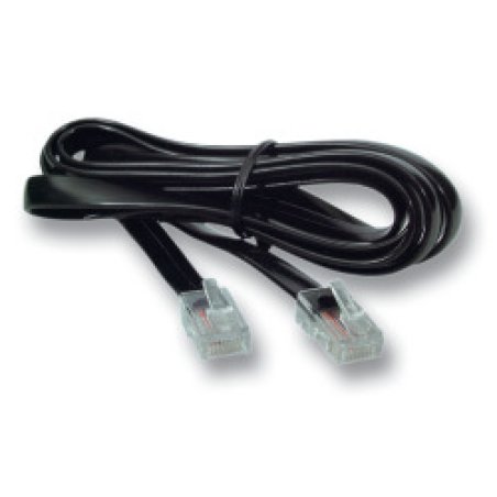 EFB Elektronik K2402SW.1 câble de téléphone 1 m Noir