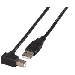 EFB Elektronik K5260SW.1,8 câble USB USB 2.0 1,8 m USB A USB B 0,48 Gbit/s Noir