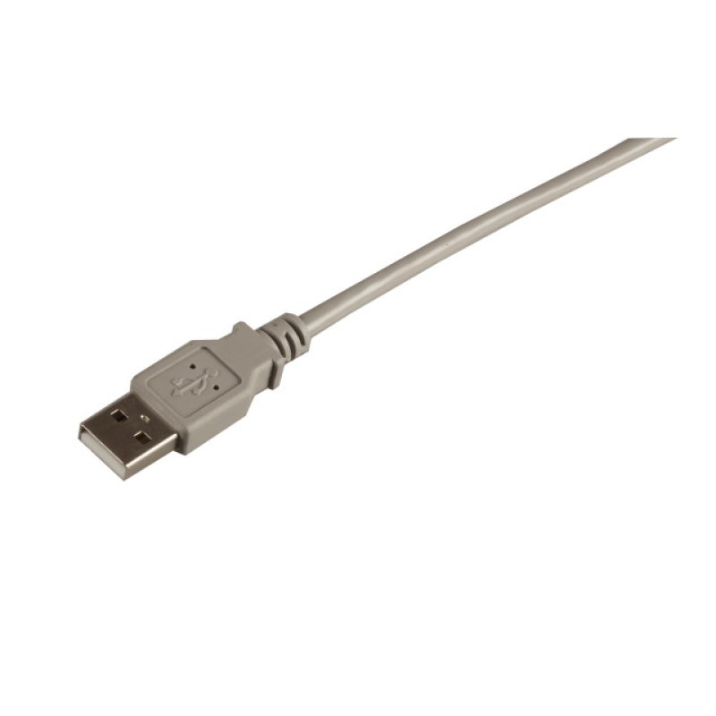 EFB USB2.0 Anschlusskabel A-A, St.-St., 1,0m, grau, Classic