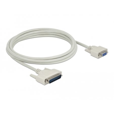 DeLOCK Serial Cable D-Sub 25 male to D-Sub 9 female 3 m