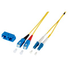 EFB Elektronik O0360.0,5 câble InfiniBand et à fibres optiques 0,5 m LC SC Jaune