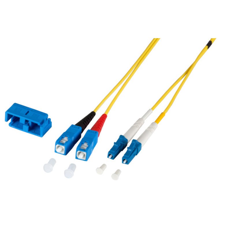 EFB Elektronik O0360.0,5 câble InfiniBand et à fibres optiques 0,5 m LC SC Jaune
