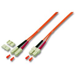 Duplex Patchkabel SC-SC OM2 2m LSZH 3mm orange