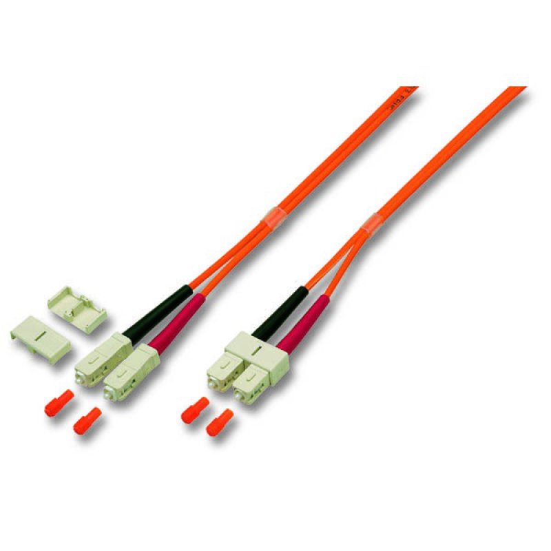 EFB Elektronik SC/SC 50/125µ 2m InfiniBand/fibre optic cable Beige, Black, Orange, Red