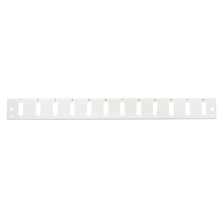EFB Frontblende 12 x SC Duplex/LC Quad vertikal, schwarz
