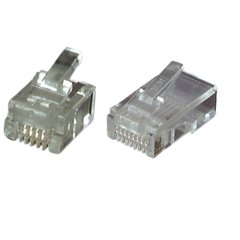 EFB Elektronik 37516.1-100 connecteur de fils RJ-11 Transparent