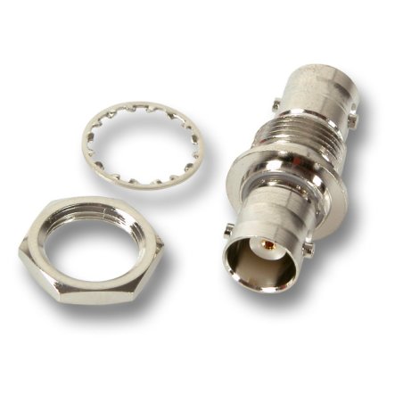 EFB Einlochadapter Buchse/Buchse RG59/62 75/93 Ohm mit Masseisolation