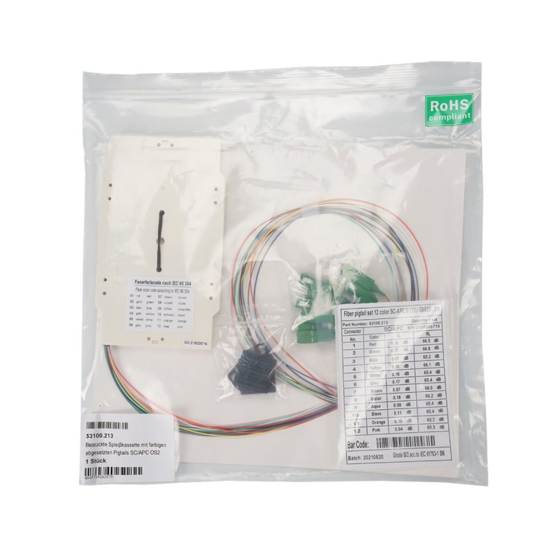EFB Elektronik 53100.211 fibre optic connector SC Male