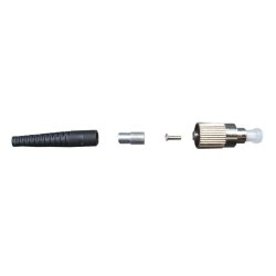 EFB Stecker FC MM 3,0mm Stecker (Metall) Knickschutz (schwarz)