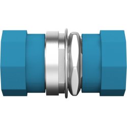 EFB Elektronik 53344.3 fibre optic adapter FC/PC Blue, Metallic
