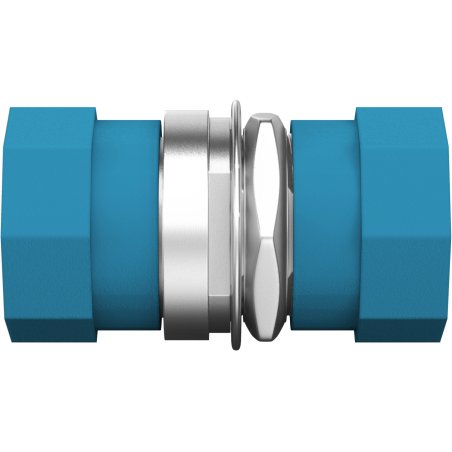 EFB Elektronik 53344.3 fibre optic adapter FC/PC Blue, Metallic