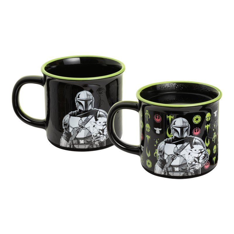 Star Wars Mandalorian and Grogu heat change mug / Gwiezdne Wojny kubek termoaktywny Mandalorianin i Grogu