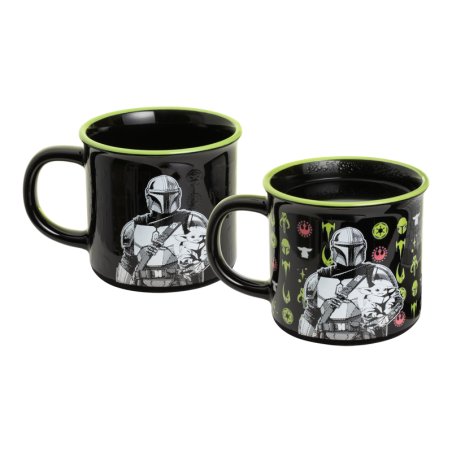 Star Wars Mandalorian and Grogu heat change mug / Gwiezdne Wojny kubek termoaktywny Mandalorianin i Grogu