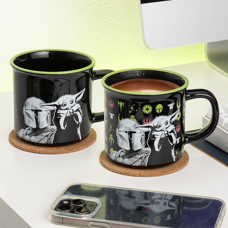 Star Wars Mandalorian and Grogu heat change mug / Gwiezdne Wojny kubek termoaktywny Mandalorianin i Grogu